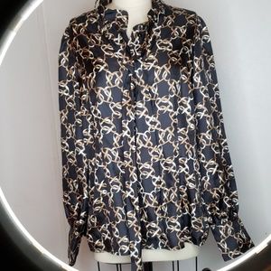Banana republic blouse, size large